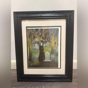 Framed Art Print with Black Frame